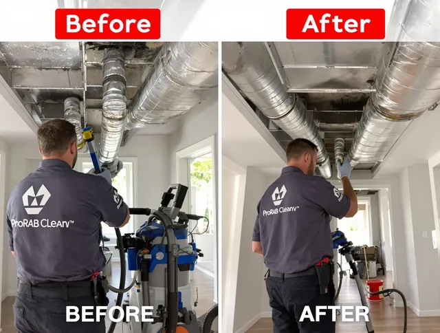 Scituate Air Duct Cleaning expert performing thorough residential duct cleaning in a Scituate home